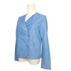 KHLOE Women's Light Blue Denim Jacket